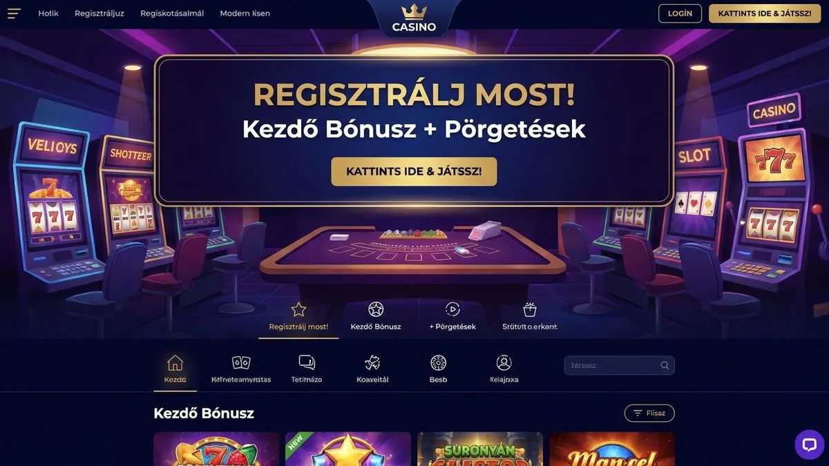 Regisztráció bónusszal