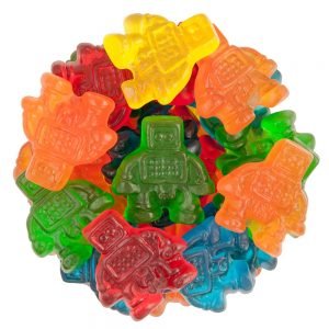 Clever Candy Gummy Robots