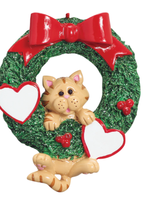 Kitten in Wreath 1336