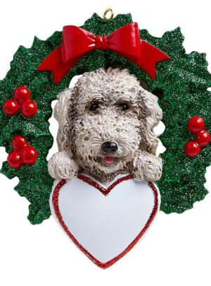 Dog in Wreath 2025